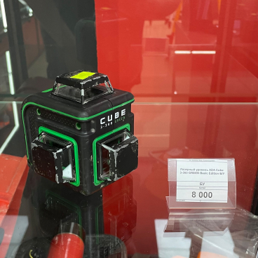 Лазерный уровень ADA Cube 3-360 GREEN Basic Edition Арт. А00560 (Зеленый луч) Б/У_2