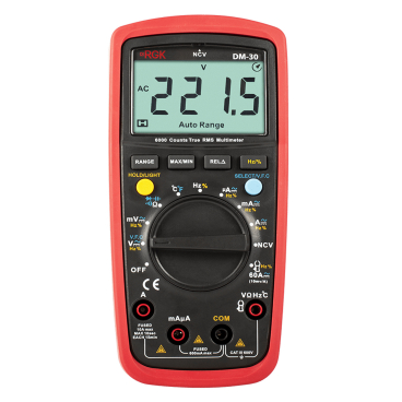 Цифровой мультиметр RGK DM-30 С ПОВЕРКОЙ Арт. 779654_50