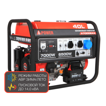 Бензиновый генератор A-iPower A7000EAX Арт. 20119_2
